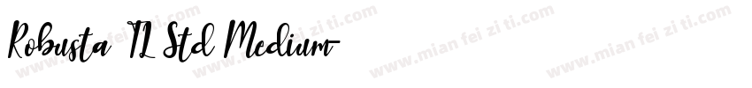 Robusta TL Std Medium字体转换